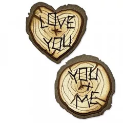 Thinlits Die Set by Tim Holtz - Wood Slice