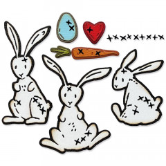 Thinlits Die Set by Tim Holtz - Bunny Stitch