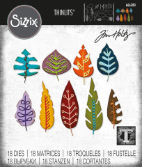 Thinlits Die by Tim Holtz - Artsy Leaves