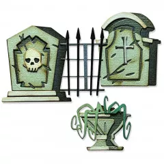 Thinlits Die by Tim Holtz - Graveyard