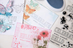 Sizzix Clear Stamps by 49 and Market - Hello You Sentiments