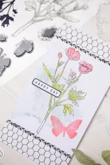 Framelits Dies with Stamp by 49 and Market - Painted Pencil Botanical