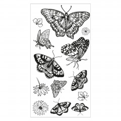 Sizzix - Clear Stamps by Lisa Jones - Nature Butterflies