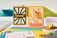 Sizzix - Stencil by Stacey Park - Cosmopolitan - Uptown Adornment