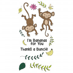 Sizzix - Clear Stamps by Catherine Pooler - Going Bananas