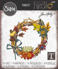 Thinlits Die by Tim Holtz - Vault Foliage Wreath