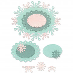 Thinlits Die by Olivia Rose - Snowflake Labels