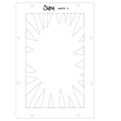 Sizzix - Clear Stamps with Stencil by Cat Kerr - Ad Astra