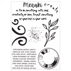 Sizzix - Clear Stamps with Stencil by Cat Kerr - Create