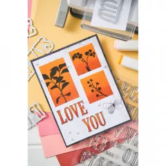 Sizzix Clear Stamps by 49 and Market - Fine Stems 01