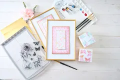 Sizzix - Clear Stamps by Willow Wolfe - Flowers and Creatures