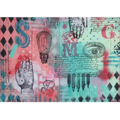 Sizzix - Clear Stamps with Stencil by Mark Montano - Stitches - Favorite Things