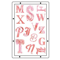 Sizzix - Clear Stamps with Stencil by Mark Montano - Stitches - Favorite Things