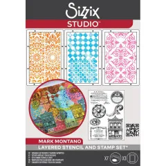 Sizzix - Clear Stamps with Stencil by Mark Montano - Build It