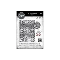 3D Texture Fades Embossing Folder by Tim Holtz - Brickwork Large