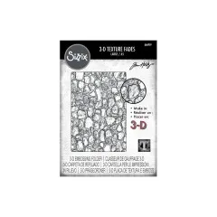 3D Texture Fades Embossing Folder by Tim Holtz - Cobblestone Large