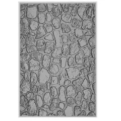 3D Texture Fades Embossing Folder by Tim Holtz - Cobblestone Large