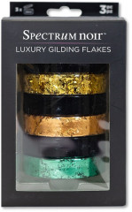 Spectrum Noir - Luxury Gilding Flakes - Patina (3 Stück)