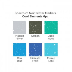 Spectrum Noir Glitter Marker - Cool Elements