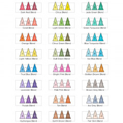 Spectrum Noir Triblend Marker 24er Set - Essential Blends