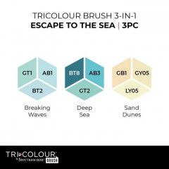 Spectrum Noir TriColour Brush Marker - Escape to the Sea