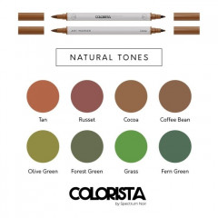 Colorista Alcohol Art Marker - Natural Tones