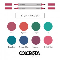 Colorista Alcohol Art Marker - Rich Shades