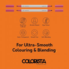 Colorista Alcohol Art Marker - Rich Shades