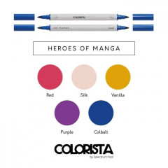 Colorista Colouring Kit - Heroes of Manga