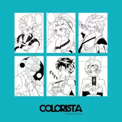 Colorista Colouring Kit - Heroes of Manga