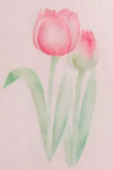 Schablone Tulpe