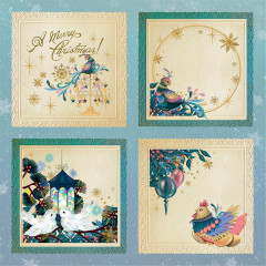 Twelve Days of Christmas 8x8 Topper Pad