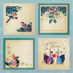 Twelve Days of Christmas 8x8 Topper Pad