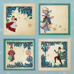 Twelve Days of Christmas 8x8 Topper Pad