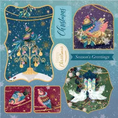 Twelve Days of Christmas 8x8 Topper Pad