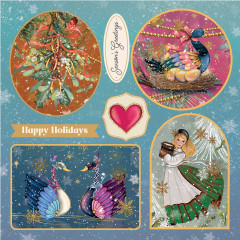 Twelve Days of Christmas 8x8 Topper Pad