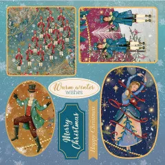 Twelve Days of Christmas 8x8 Topper Pad