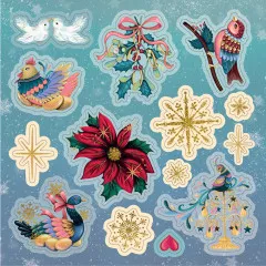 Twelve Days of Christmas 8x8 Topper Pad