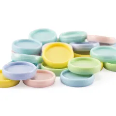 Bind Easy - Bindescheiben 24mm Regenbogen Pastellfarben