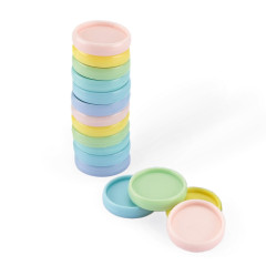 Bind Easy - Bindescheiben 24mm Regenbogen Pastellfarben