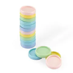 Bind Easy - Bindescheiben 24mm Regenbogen Pastellfarben
