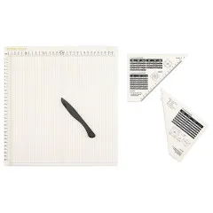 Vaessen Creative Score Easy Mehrzweck Falzbrett CM Offwhite