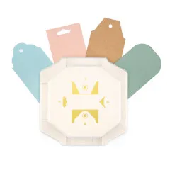 Vaessen Creative - 4-in-1 Eckenstanzer - Klassische Etiketten