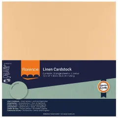 Florence - 30,5x30,5 cm Leinenkarton - Parchment