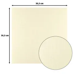 Florence - 30,5x30,5 cm Leinenkarton - Raffia