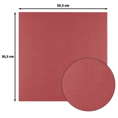 Florence - 30,5x30,5 cm Leinenkarton - Cassis