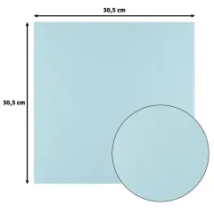 Florence - 30,5x30,5 cm Leinenkarton - Ocean