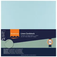 Florence - 30,5x30,5 cm Leinenkarton - Ocean