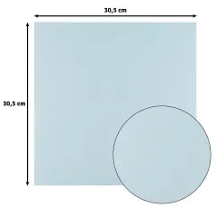 Florence - 30,5x30,5 cm Leinenkarton - Glacier