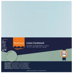 Florence - 30,5x30,5 cm Leinenkarton - Glacier